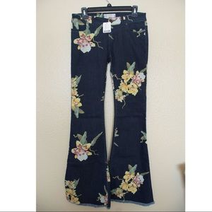 Free People Floral Bali Flares NWT